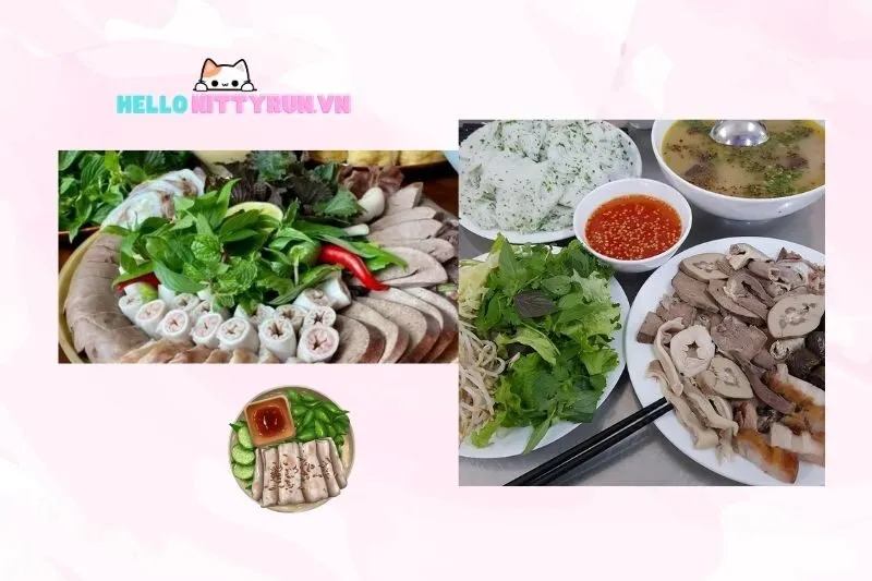 Bánh Hỏi Lòng Heo A. Hồng