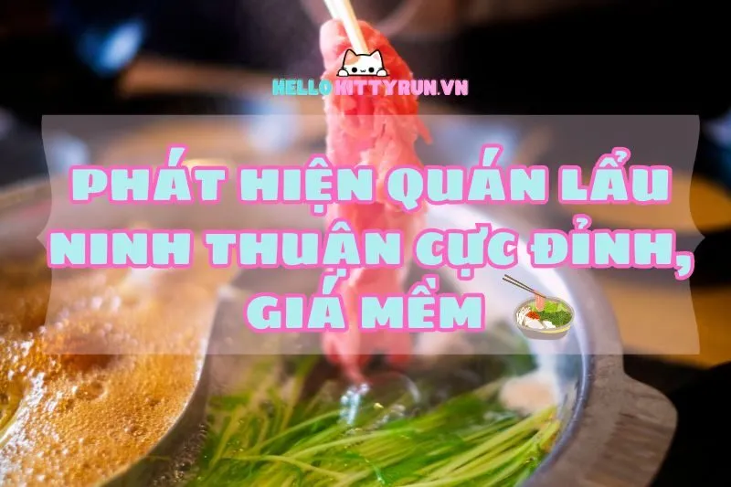 Phát hiện quán lẩu Ninh Thuận 2025 cực đỉnh, giá mềm – Hellokittyrun Guide