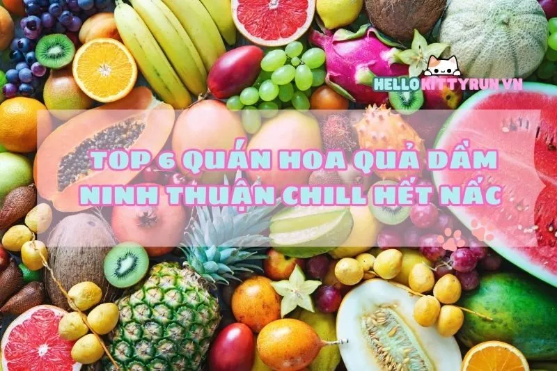 Top 6 quán hoa quả dầm Ninh Thuận chill hết nấc bạn phải thử 2025