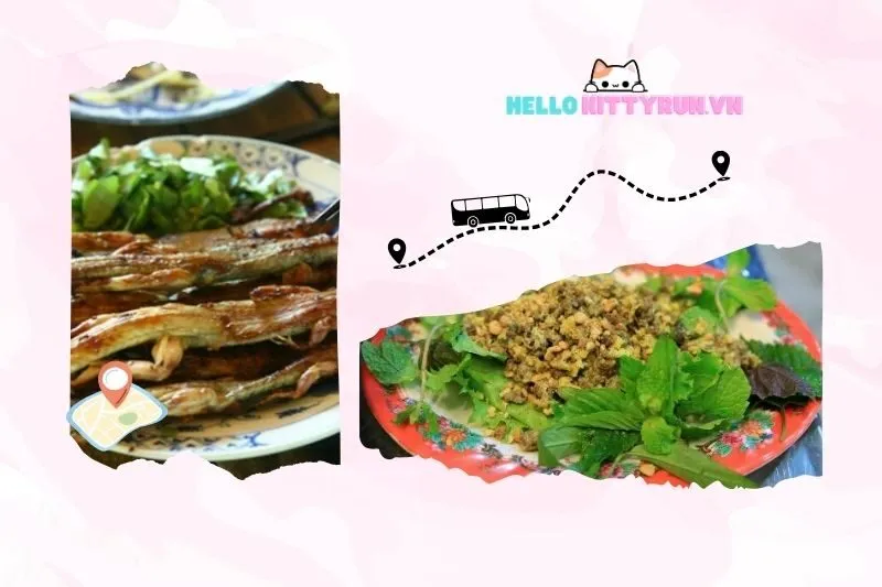Các món ăn hấp dẫn từ dông cát Ninh Thuận