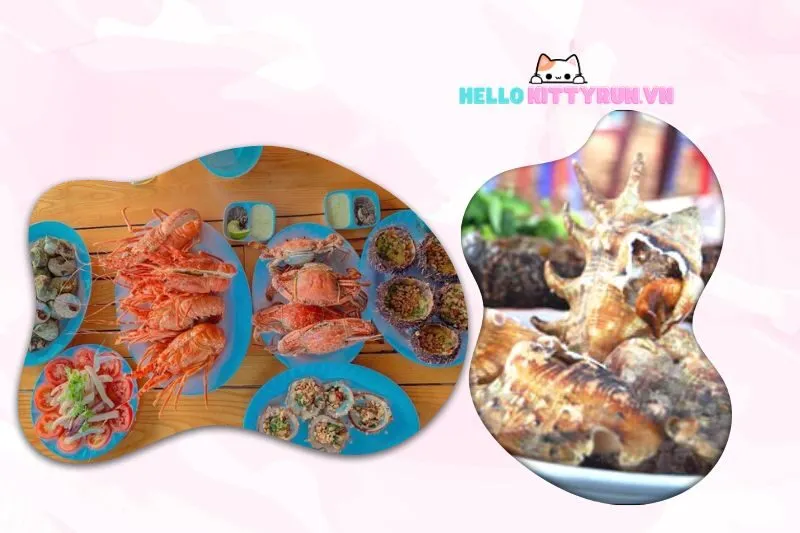 Thưởng thức ẩm thực hải sản tại Vịnh Vĩnh Hy Ninh Thuận