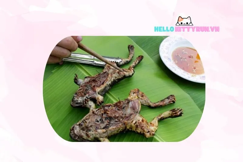 Ếch Nướng Nguyên Con Ninh Thuận - Đặc Sản Không Thể Bỏ Qua