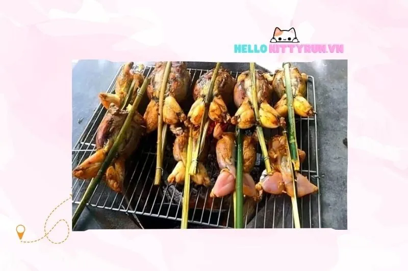 Hương Vị Đặc Trưng Của Ếch Nướng